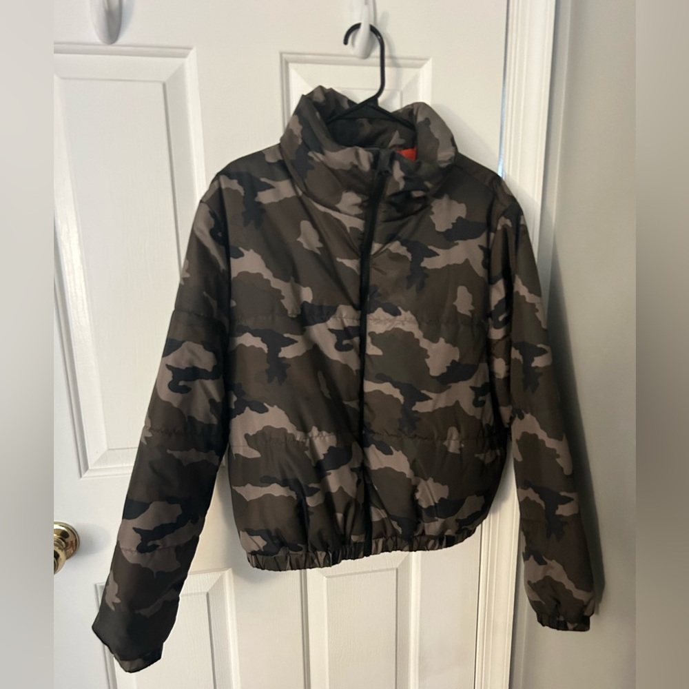 Camo Puffer Jacket